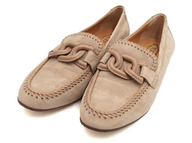 Tod's Mocassino in scamosciato Gate marrone da donna - vista 3