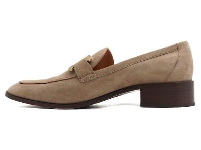 Tod's Mocassini in scamosciato marrone da donna - vista 4