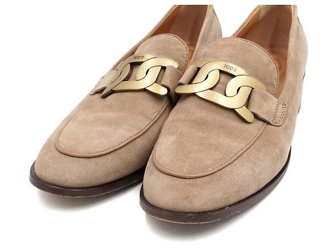 Tod's Mocassini in scamosciato marrone da donna - vista 5