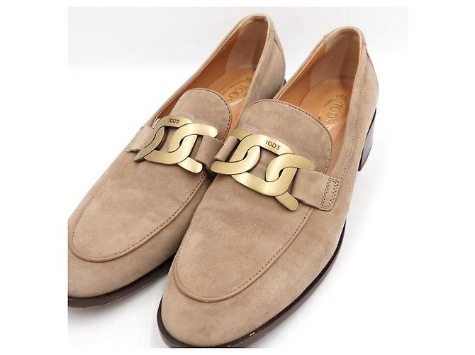Tod's Mocassini in scamosciato marrone da donna - vista 6