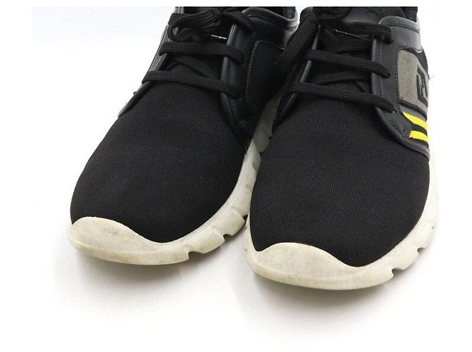 Fendi Strick-Sneaker für Herren Schwarz mit FF-Logo - Ansicht 6