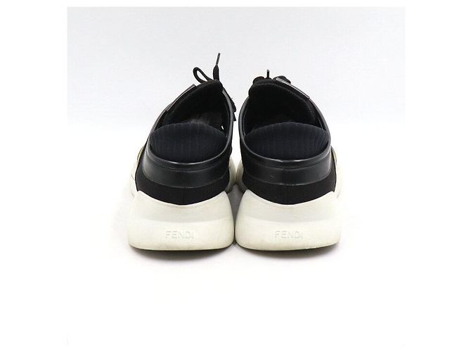 Fendi Strick-Sneaker für Herren Schwarz mit FF-Logo - Ansicht 7