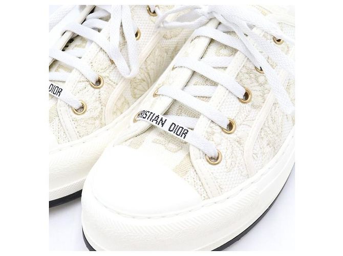 Baskets plateforme brodées pour femme WalknDior - vue 5
