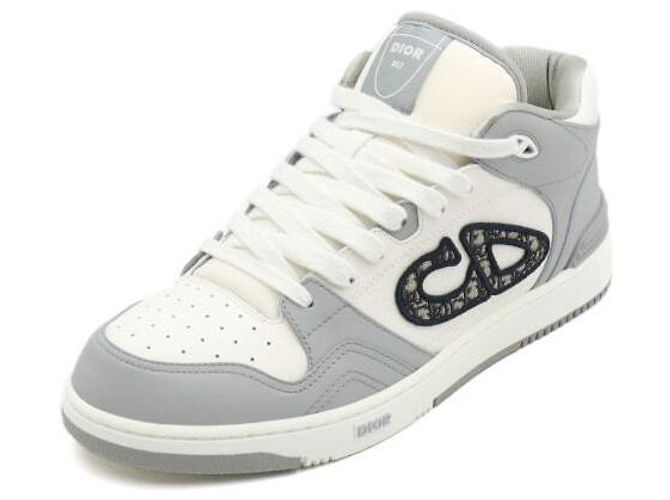 Dior Sneakers mid-top da uomo Oblique Grey Marrone - vista 2