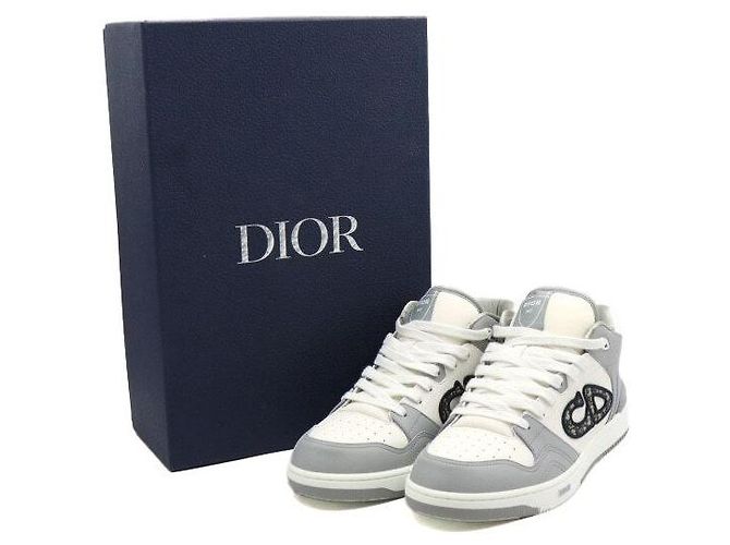 Dior Sneakers mid-top da uomo Oblique Grey Marrone - vista 8