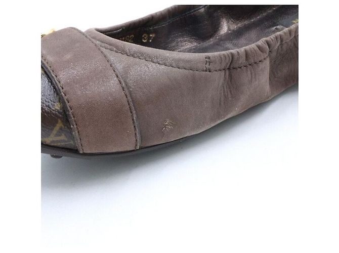 Louis Vuitton Ballerine Monogram Lock da donna Marrone - vista 7