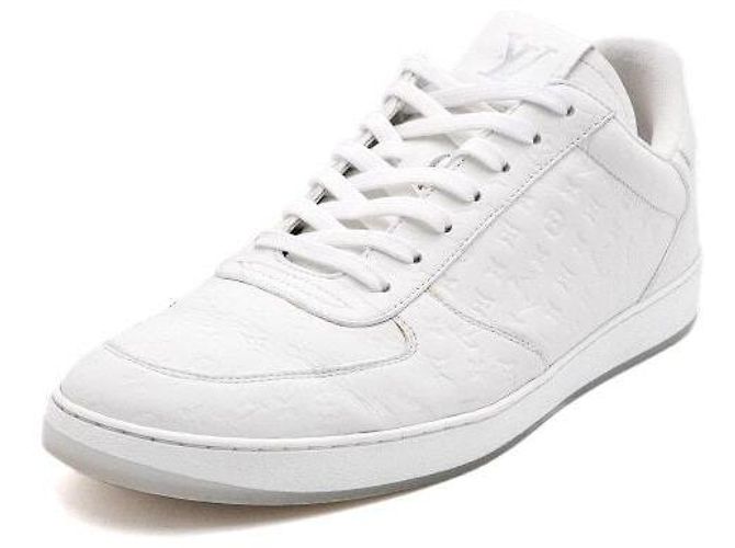 Louis Vuitton Sneakers Rivoli da uomo con monogramma bianco - vista 2