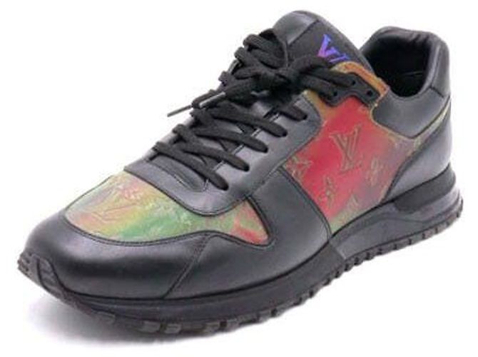 Louis Vuitton Sneakers Prism Runaway Monogram Black da uomo Nero - vista 2