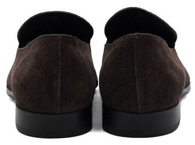 Tod's Mocassini da guida in scamosciato marrone per uomo - vista 6