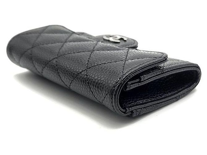 Chanel Tarjetero Caviar Negro - vista 4