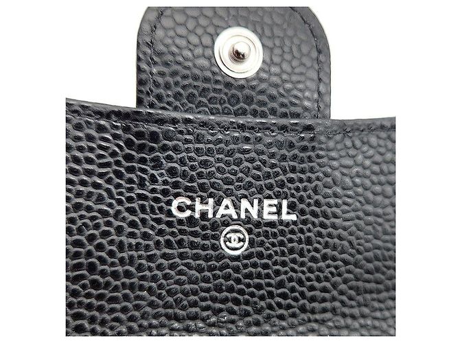 Chanel Tarjetero Caviar Negro - vista 6