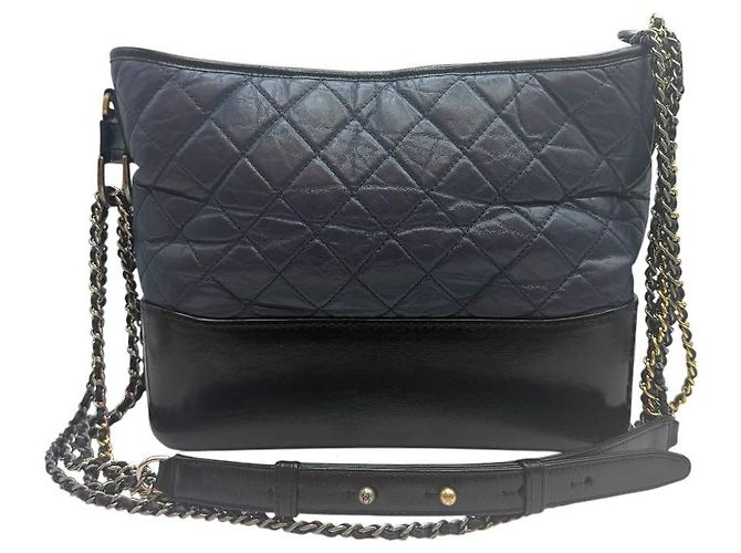 Chanel Gabrielle Hobo Medium Navy Azul - vista 4