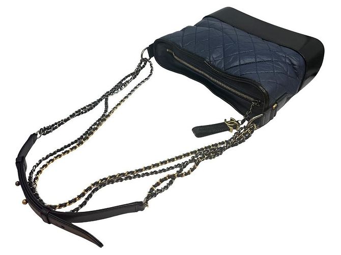 Chanel Gabrielle Hobo Medium Navy Azul - vista 6