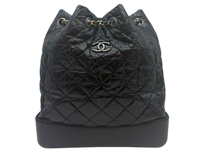 Chanel Zaino Gabrielle Medium Nero - vista 2