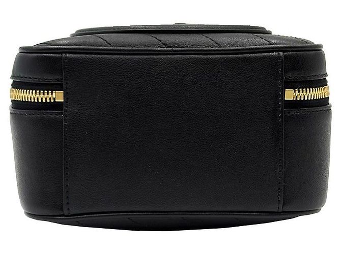 Gucci Sac Blondie à poignée supérieure rond en cuir noir avec anses entrelacées - vue 6