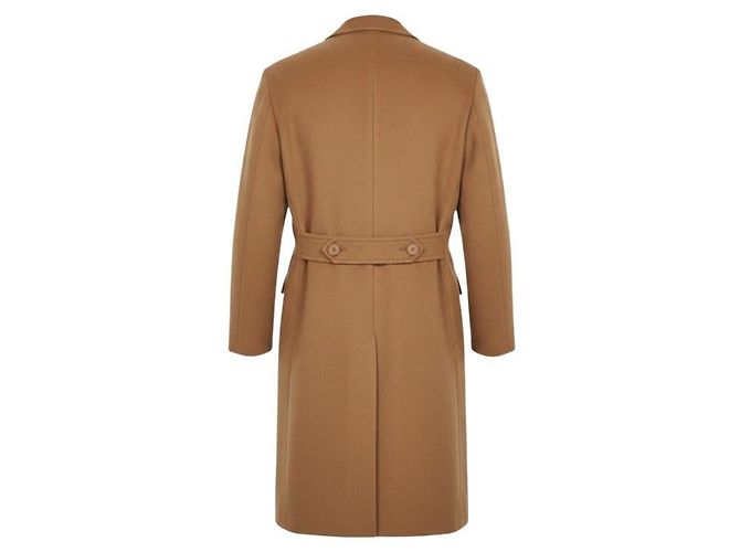 Loro Piana Cappotto lungo da uomo in vigogna Marrone - vista 2