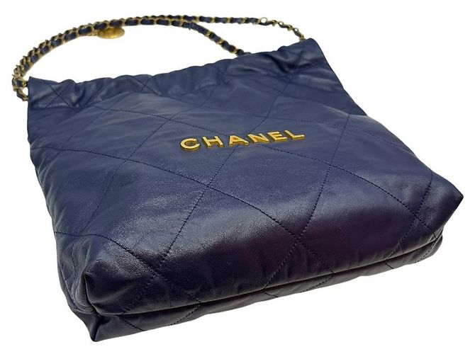 Chanel Piccola borsa a tracolla con catena Navy Blu - vista 5