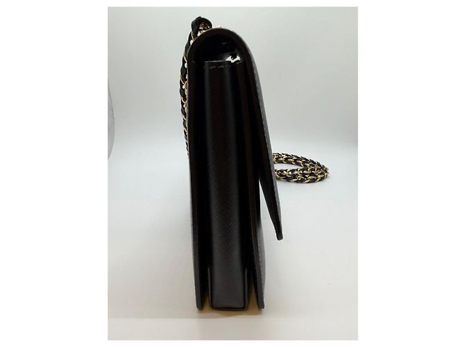 Salvatore Ferragamo Borsa a tracolla Bara Gini Chain Black Nero - vista 7