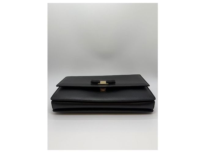 Salvatore Ferragamo Borsa a tracolla Bara Gini Chain Black Nero - vista 8