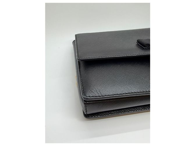 Salvatore Ferragamo Borsa a tracolla Bara Gini Chain Black Nero - vista 9