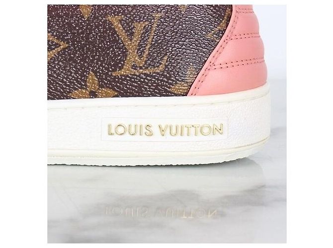 Louis Vuitton Slip-On Monogram Rosa Marrone - vista 8
