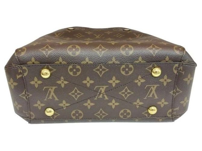 Louis Vuitton Montagne BB Noir Cream Monogram Tote Bag Schultertasche Weiß - Ansicht 7