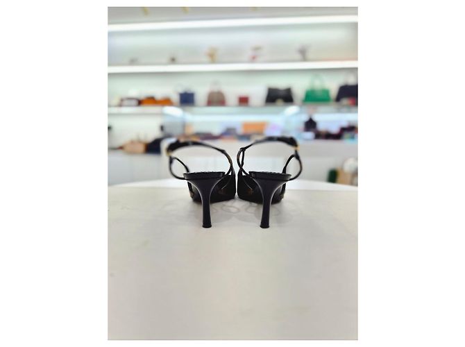 Louis Vuitton Décolleté Sherry Slingback Marrone - vista 5