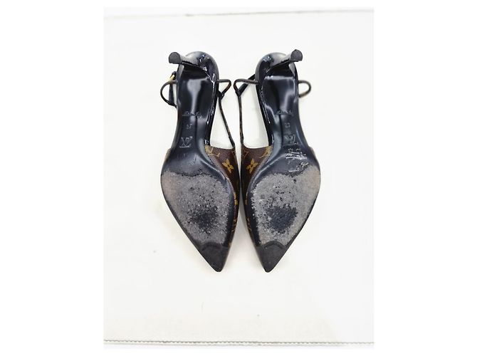 Louis Vuitton Décolleté Sherry Slingback Marrone - vista 6