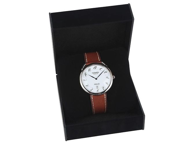Hermès Orologio Automatico da Uomo Argento - vista 7
