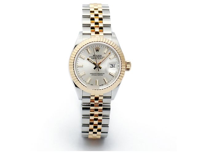 Rolex Orologio Datejust Ultimo Modello Donna Combinazione Indice Argento Certificato - vista 16