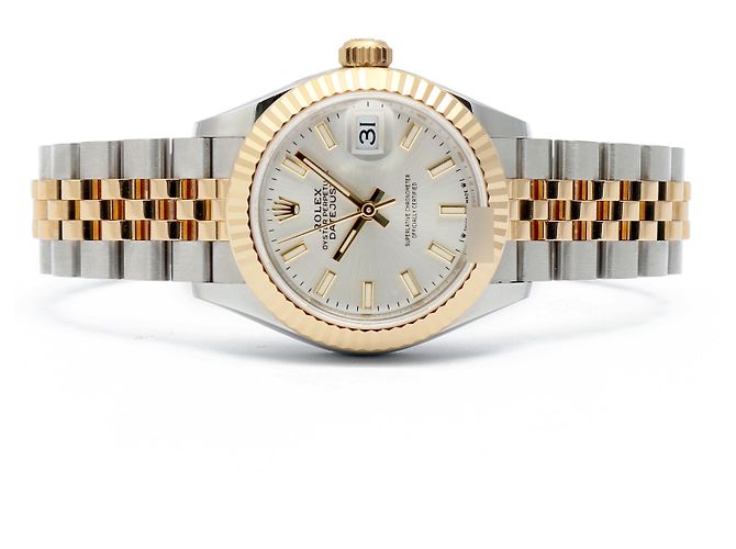 Rolex Orologio Datejust Ultimo Modello Donna Combinazione Indice Argento Certificato - vista 18