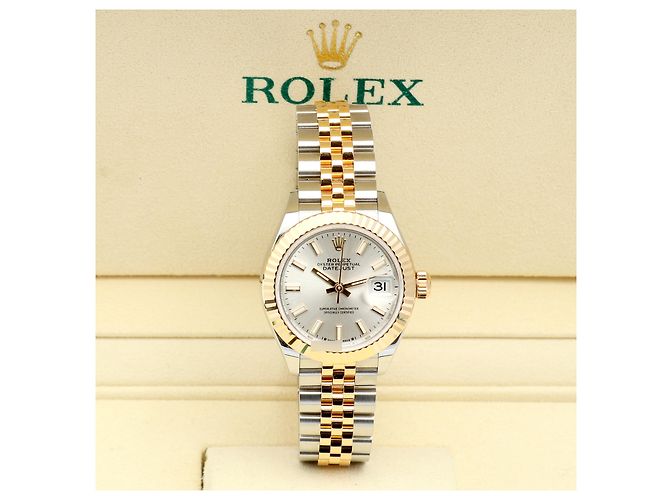 Rolex Orologio Datejust Ultimo Modello Donna Combinazione Indice Argento Certificato - vista 2