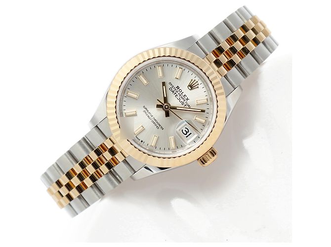 Rolex Orologio Datejust Ultimo Modello Donna Combinazione Indice Argento Certificato - vista 22