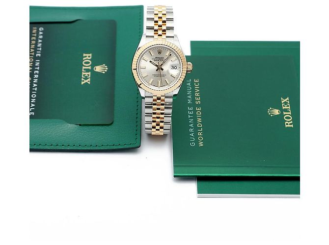 Rolex Orologio Datejust Ultimo Modello Donna Combinazione Indice Argento Certificato - vista 3