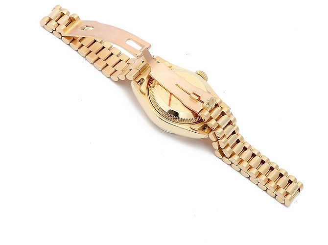 Rolex Reloj de oro para mujer Datejust Original Diamond Dorado - vista 14