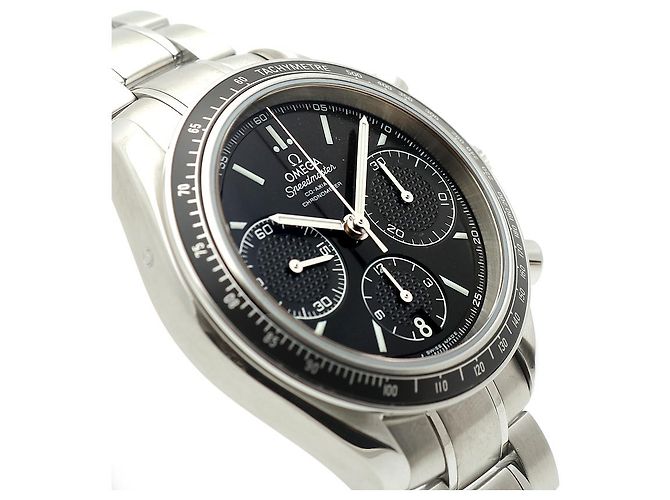 Omega Orologio Speedmaster Racing Moonwatch da uomo in acciaio, Cronografo nero - vista 14
