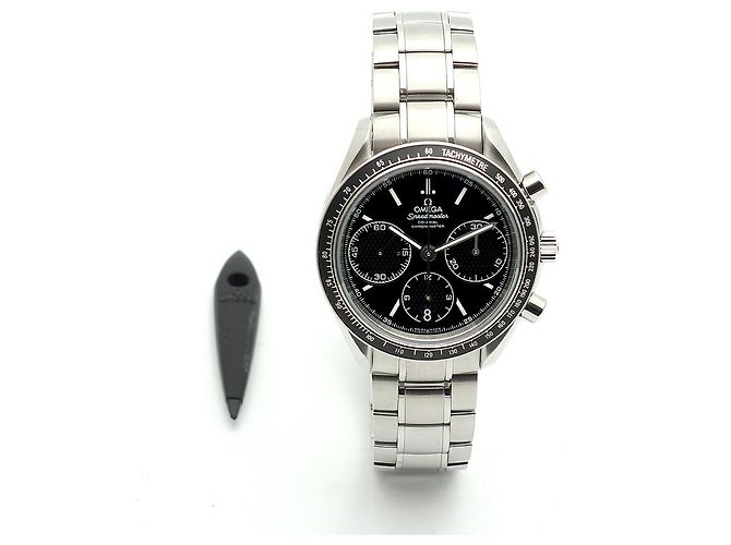 Omega Orologio Speedmaster Racing Moonwatch da uomo in acciaio, Cronografo nero - vista 5