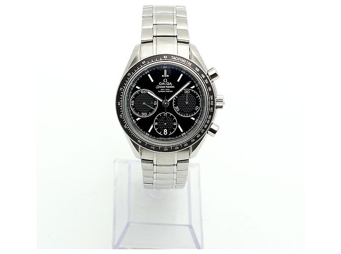 Omega Orologio Speedmaster Racing Moonwatch da uomo in acciaio, Cronografo nero - vista 6