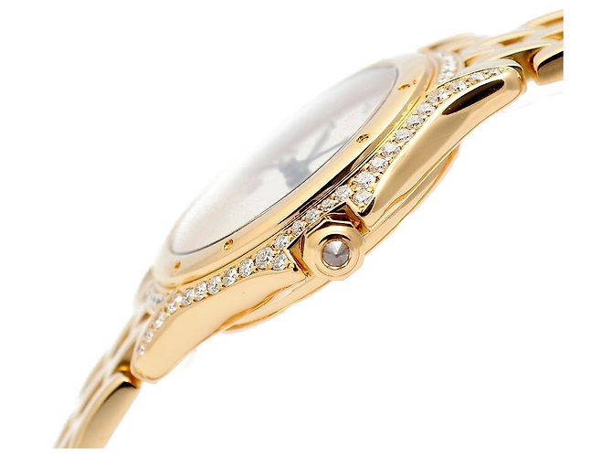 Cartier Vintage Cougar Figaro Small Damenuhr in Gold mit Quarz - Ansicht 9