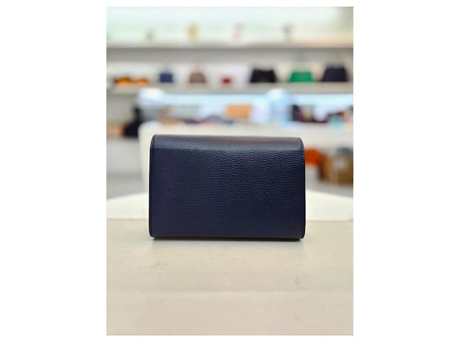 Gucci Mini borsa Dionysus in pelle con catena, a tracolla e crossbody Blu - vista 14