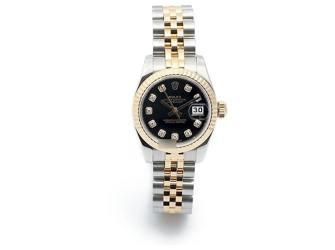 Rolex Reloj combinado para mujer Datejust Original Black Diamond New Model Negro - vista 16