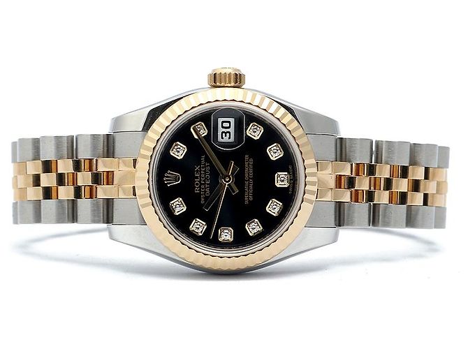 Rolex Reloj combinado para mujer Datejust Original Black Diamond New Model Negro - vista 18