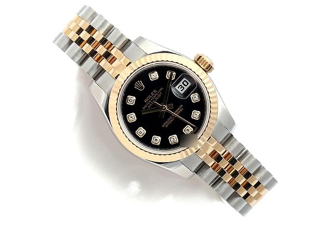 Rolex Reloj combinado para mujer Datejust Original Black Diamond New Model Negro - vista 21