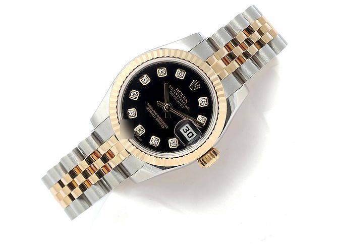 Rolex Reloj combinado para mujer Datejust Original Black Diamond New Model Negro - vista 22