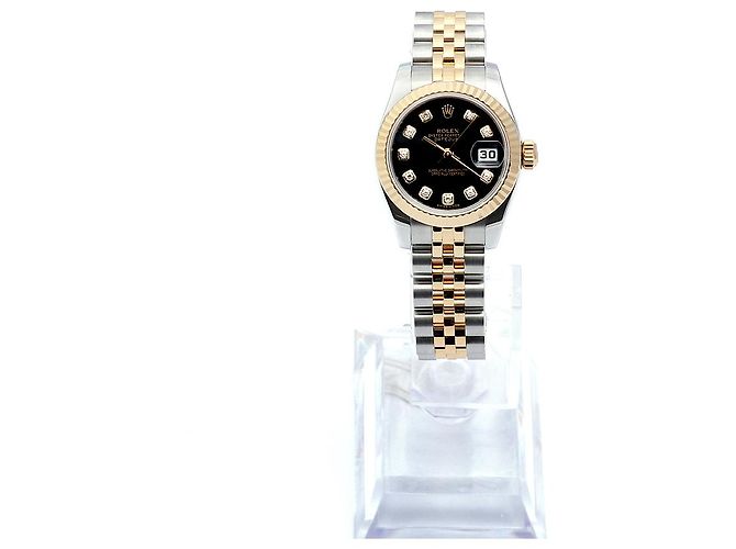 Rolex Reloj combinado para mujer Datejust Original Black Diamond New Model Negro - vista 3