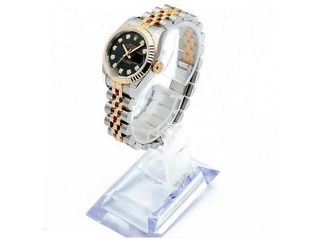 Rolex Reloj combinado para mujer Datejust Original Black Diamond New Model Negro - vista 4