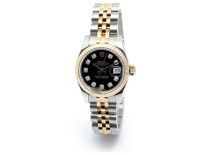 Rolex Reloj combinado para mujer Datejust Original Black Diamond New Model Negro - vista 8