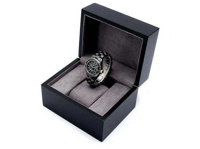 Chanel Orologio in ceramica nera Original Diamond Medium da donna Nero - vista 26