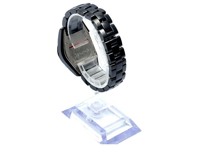 Chanel Orologio in ceramica nera Original Diamond Medium da donna Nero - vista 5