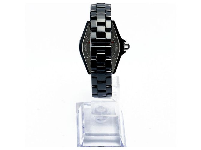 Chanel Orologio in ceramica nera Original Diamond Medium da donna Nero - vista 6
